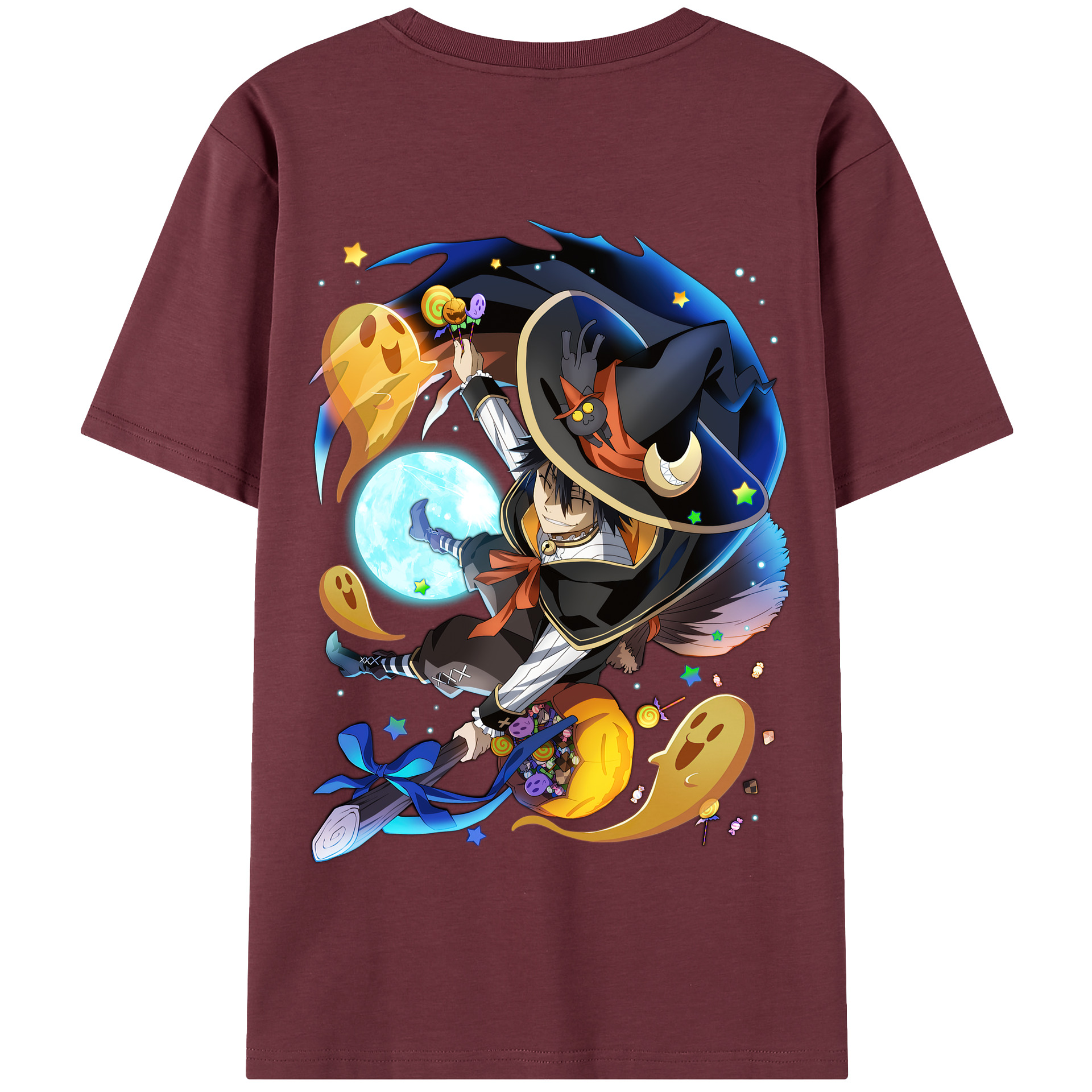 （画像用） 文豪ストレイドッグス Bungo Stray Dogs 綿100％半袖Tシャツ（背面プリント）